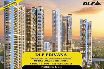 DLF Privana: Ultra Luxury 4 BHK Residences in Sector 77, Opposite Cyber City II, Gurgaon