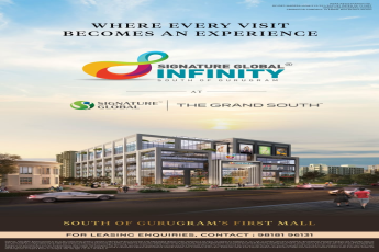 Discover Signature Global Infinity in South of Gurugram || Experience the First Mall of South Gurugram || Lease Today at Signature Global Infinity
