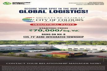 Industrial Plots Starting at ₹70,000/Sq.Yd! || Secure Your Spot in the City of Colours! || Bang on NH-8, Manesar!