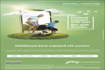 Launching child-centric homes at Godrej Nurture in E-City Phase 1, Bangalore