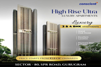 Conscient High Rise Ultra: Elevating Luxury in Sector-80, SPR Road, Gurugram