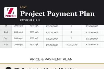 EON7 The project Payment Plan: PAYMENT PLAN
