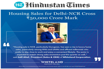 Whiteland Corporation Achieves Milestone with Flagship Project in Delhi-NCR