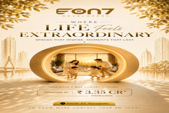 Discover Extraordinary Living with Eon7 Developers || Premium 3 BHK Luxury Floors Starting at ₹3.35 Cr || Experience Extraordinary Spaces in Sector 62, Gurugram
