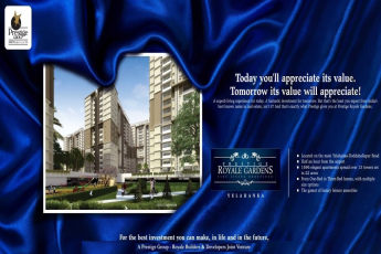 Prestige Royale Gardens is now ready to move in