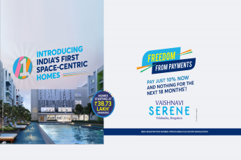 Introducing India's first space-centric homes at Vaishnavi Serene, Bangalore