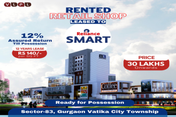 VIPL's Retail Investment Opportunity: Rented Shops in Sector-83, Gurgaon with Assured Returns