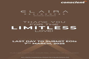 Final Call by Conscient at Elaïra Residences, Gurugram - Submit EOIs by March 7, 2025