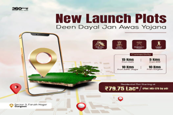 360 Realtors Announces Deen Dayal Jan Awas Yojana: Prime Residential Plots in Sector 3, Farukh Nagar, Gurgaon