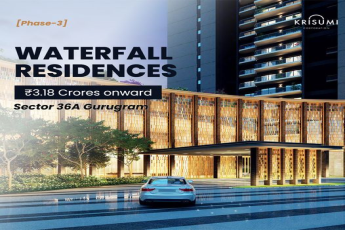 Krisumi Corporation Launches Phase 3 of Waterfall Residences in Sector 36A Gurugram