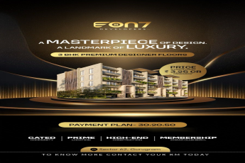 Explore 3 BHK Premium Designer Floors || Own a Landmark of Luxury in Sector 62 || Discover EON7 Developers' Latest Offering