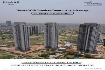 Book 2 BHK apartments starting Rs1.80 Cr onwards at Emaar Digi Homes in Sector 62, Gurgaon