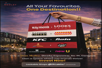 Invest in Lockable Shops at Ocus Medley || Own a Retail Space on Dwarka Expressway || Secure Your Spot at Gurugram's Prime Location