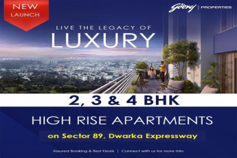 Live the Legacy of Luxury: Godrej High Rise Apartments on Dwarka Expressway