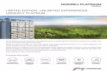 Godrej Properties launches the Signature tower at Godrej Platinum in Mumbai