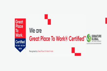 Signature Global Achieves Great Place to Work® Certification: A Milestone for Real Estate Excellence in India