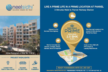 Live a prime life in a prime location at Neelsidhi Prime in Navi Mumbai