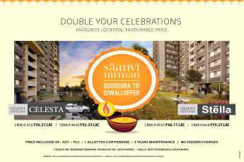 2 BHK Rs 36.51 lakh at Saanvi Nirman Celesta, Ahmedabad