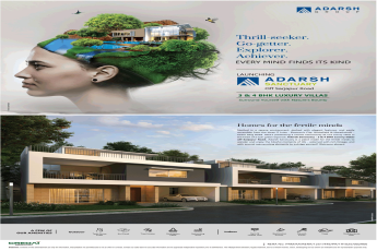 Book 3 & 4 BHK luxury villas at Adarsh Sanctuary, Bangalore