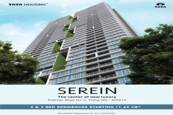 Tata Serein offers 1, 2 and 3 BHK from Rs 87 Lac in Mumbai