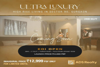 ADS Realty Unveils Ultra Luxury: Elevated Living Experience in Sector 90, Gurgaon