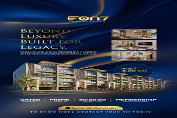 Discover Signature 3 BHK Designer Floors || Invest in EON7 Gurugram Today || Embrace Luxury Living in Sector 62