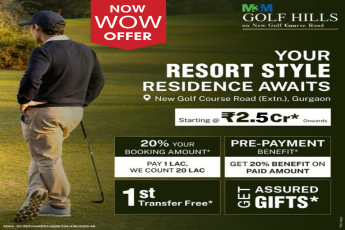M3M Golf Hills: Experience Resort-Style Living on New Golf Course Road, Gurgaon
