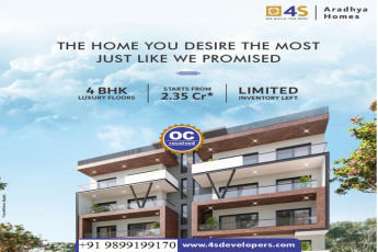 Discover Elegance at Aradhya Homes by 4S Developers: Your Dream 4 BHK in the Heart of Luxury