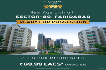 Ready for possession at BPTP Discovery Park, Sec 80, Faridabad