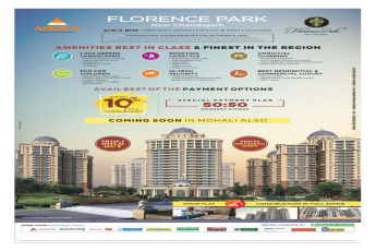 Avail special payment plan of 50:50 at Ambika Florence Park in Chandigarh