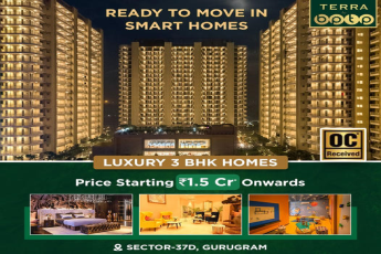 Ready to move in 3 BHK Home Rs 1.5 Cr onwards at BPTP Terra in Sector 37D, Gurgaon