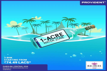 1 acre water zone at Puravankara Balinese Spa Residences in Goa