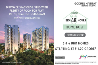 Godrej big 48 Hours home rush coming soon in Gurgaon