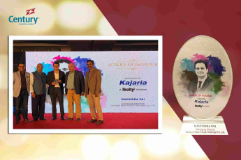 Mr. P. Ravindra Pai awarded the Scroll of Honour by Realty Plus Media