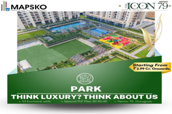 Book by paying just Rs 5 Lac at Mapsko The Icon in Sector 79, Gurgaon