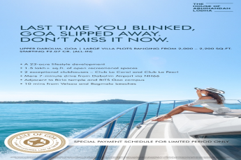 Gulf of Goa by Abhinandan Lodha: Seize Your Slice of Paradise in Upper Dabolim