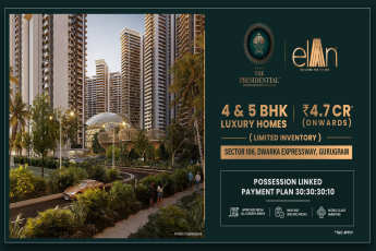 Limited inventory available, luxury amenities spread over 40 acres at Elan The Presidential, Gurgaon
