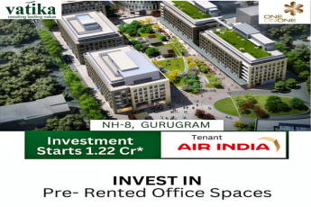 Vatika One On One: Secure Premium Investment in Pre-Rented Office Spaces on NH-8, Gurugram