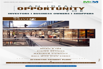 M3M Prive 73 An ideal opportunity for investors, business owners, shoppers in Gurgaon