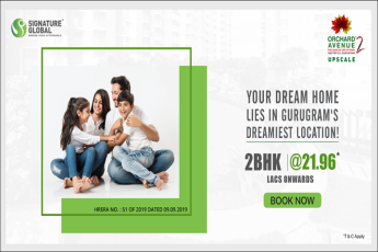 Book 2 BHK home Rs 21.96 Lac at Signature Orchard Avenue 2 in Sector 93, Gurgaon