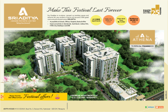 Book 3 BHK Apartments Rs 1.2 Cr onwards at Sri Aditya Athena in Pune