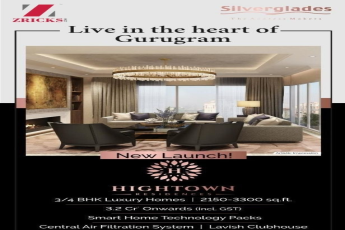 3 & 4 BHK Luxury Homes with Lavish Clubhouse at Silverglades Hightown Residences, Gurgaon