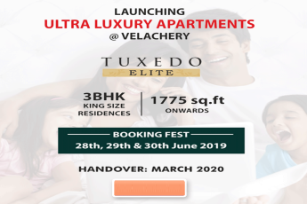Launching ultra luxury apartments at DRA Tuxedo Elite in Velachery Chennai
