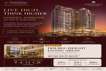 Explore Luxury at Samisha Ambrosia || Limited Apartments Available Now || Invest in Elevated Living in Gurugram