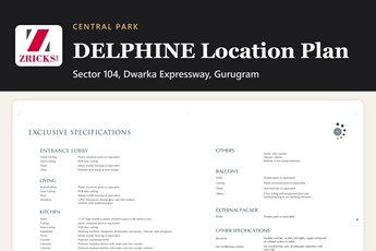 Central Park DELPHINE Location Plan: Connected Across Gurugram