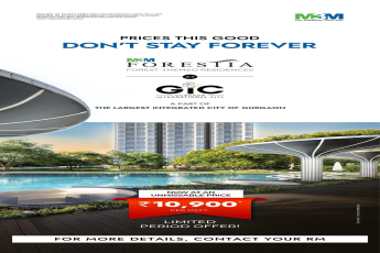 Limited Period Offer on M3M Forestiia Homes || Unmissable Price at ₹10,900 per Sq.Ft. || Secure Your Dream Home Now