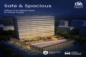 Paras Trinity Unveils a New Paradigm of Safe and Spacious Office Cum Retail Space