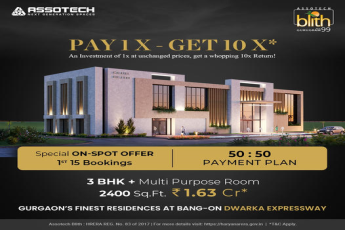 Special on spot offer 1st to 15 booking at Assotech Blith in Sector 99, Gurgaon