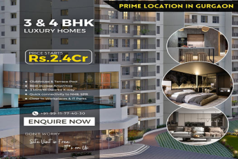 Discover Opulence in Gurgaon: 3 & 4 BHK Luxury Homes in a Prime Location