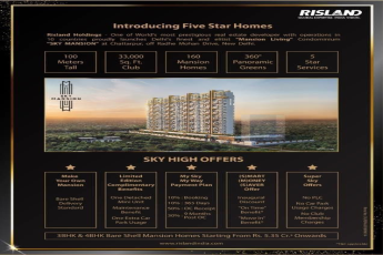 Five star homes with Sky-High Offers at Risland Sky Mansion in Chattarpur, New Delhi